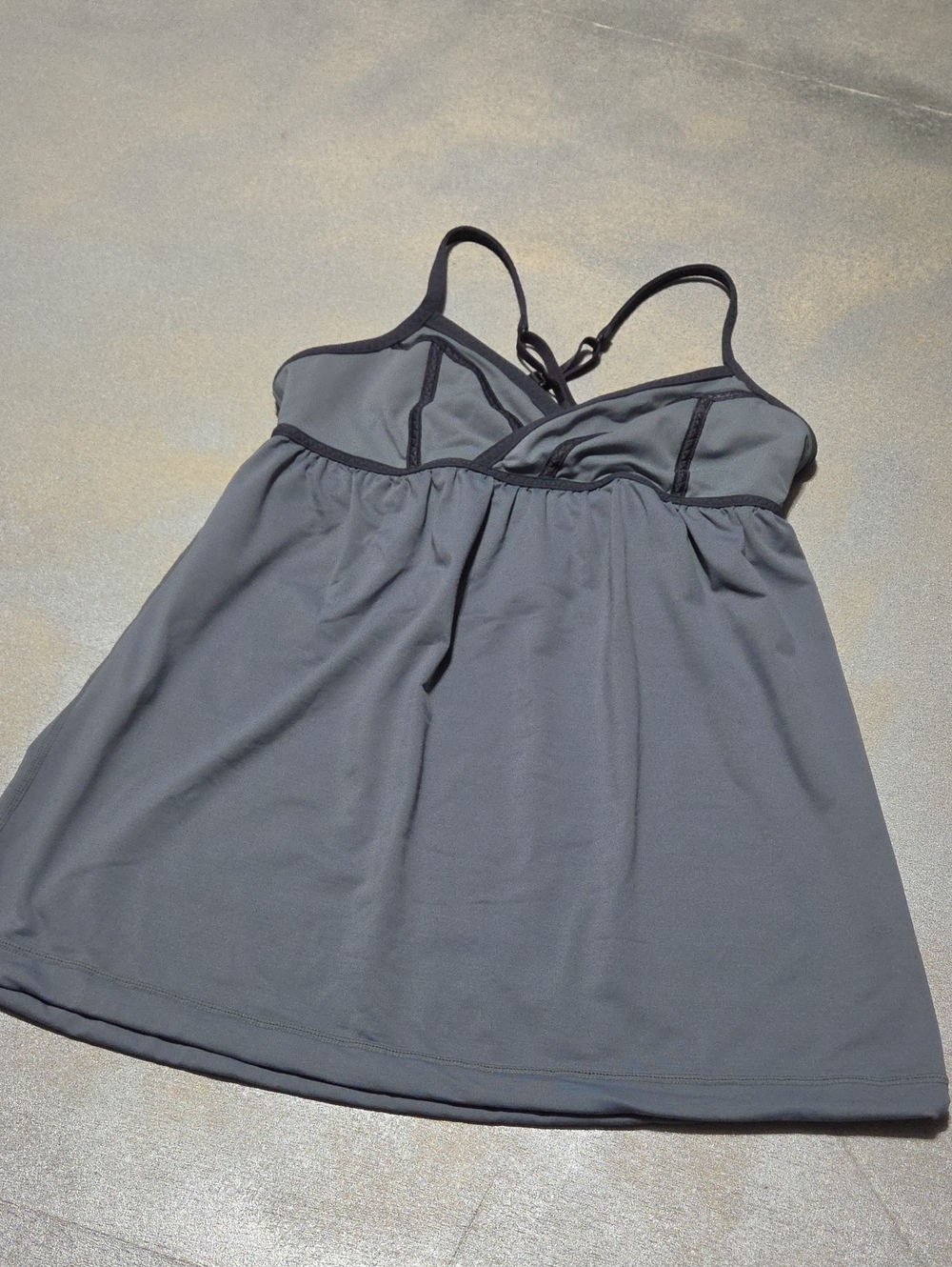 lululemon athletica Charcoal Gray Empire-Seam Camisole